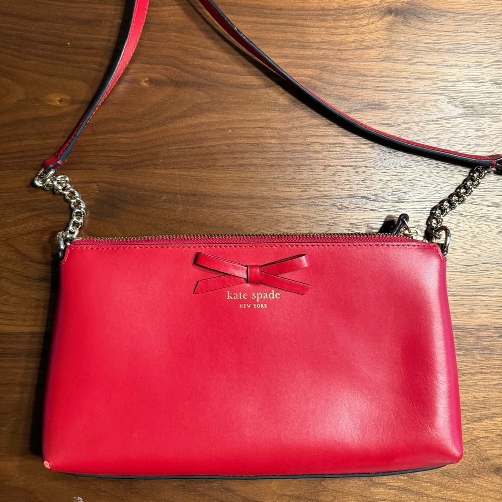 Kate Spade Vibrant Red Crossbody Bag